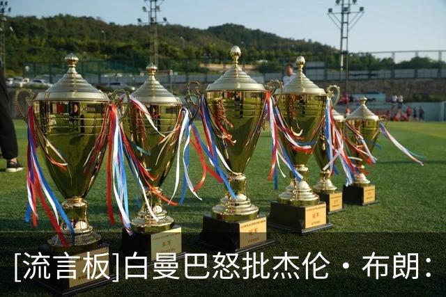 [流言板]白曼巴怒批杰伦·布朗：想说什么就说什么，却不愿承担责任